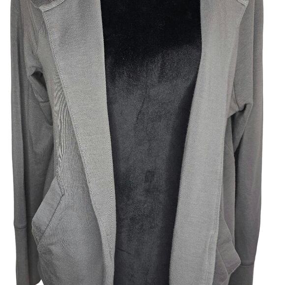 Athleta Sweater Gray Open Front - Picture 1 of 6
